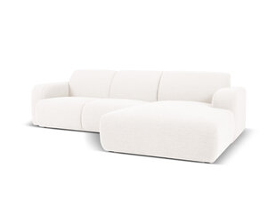 Keturvietė dešininė sofa Windsor & Co Lola, 250x170x72 cm, balta kaina ir informacija | Minkšti kampai | pigu.lt