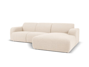 Keturvietė dešininė sofa Windsor & Co Lola, 250x170x72 cm, smėlio spalvos kaina ir informacija | Minkšti kampai | pigu.lt