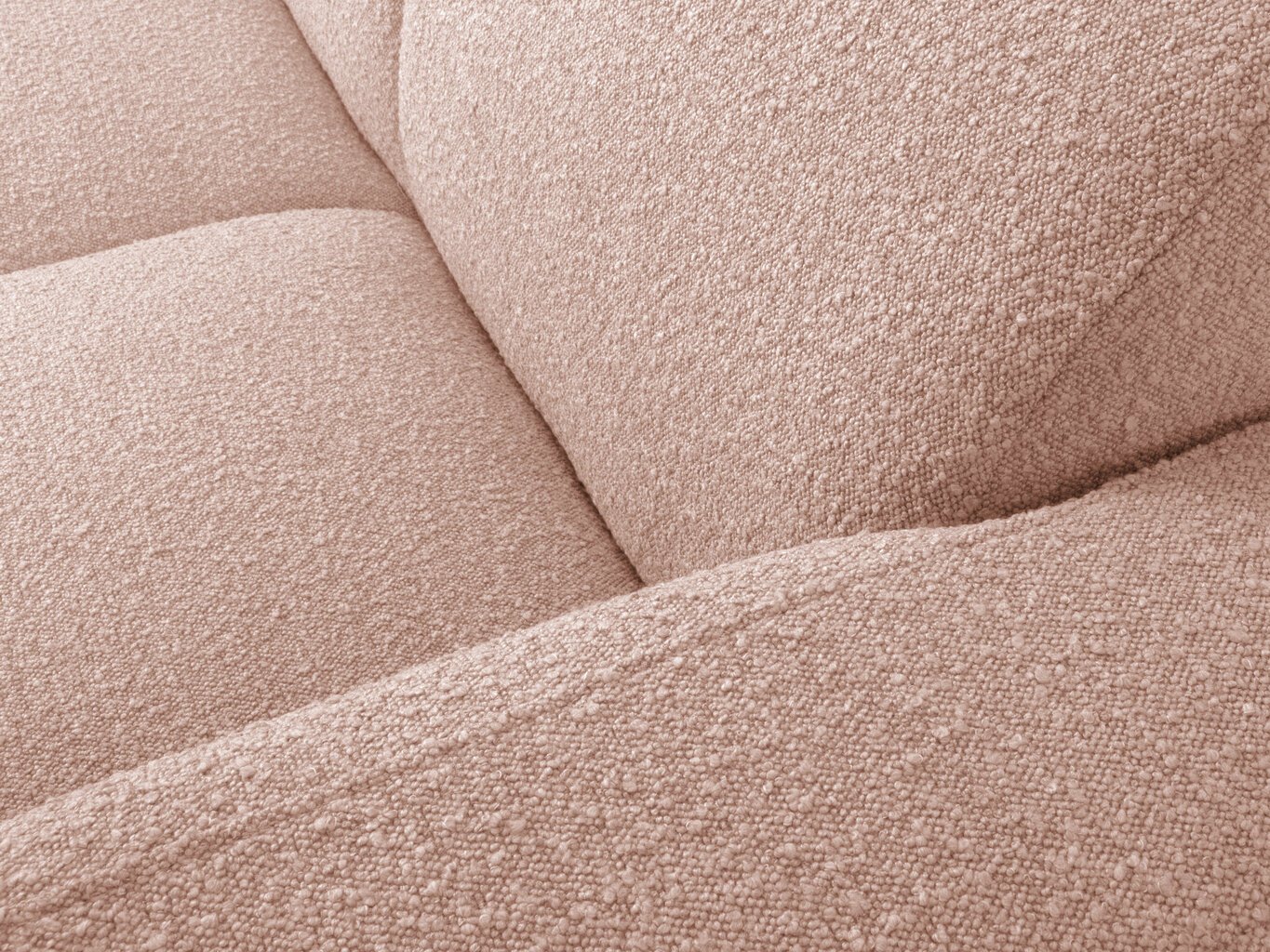 Keturvietė dešininė sofa Windsor & Co Lola, 250x170x72 cm, rožinė kaina ir informacija | Minkšti kampai | pigu.lt