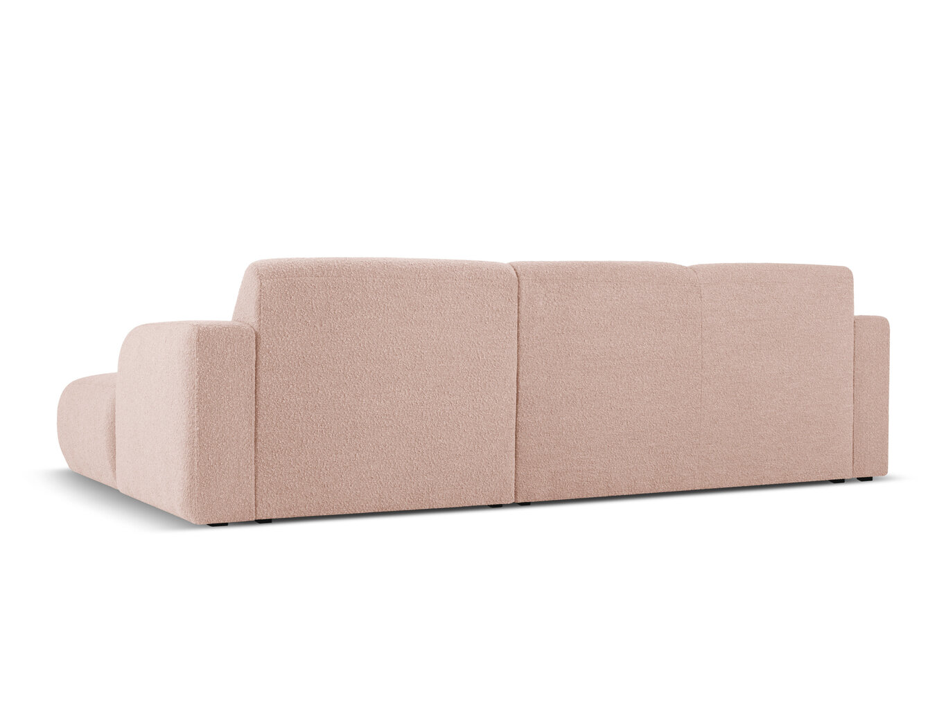 Keturvietė dešininė sofa Windsor & Co Lola, 250x170x72 cm, rožinė kaina ir informacija | Minkšti kampai | pigu.lt