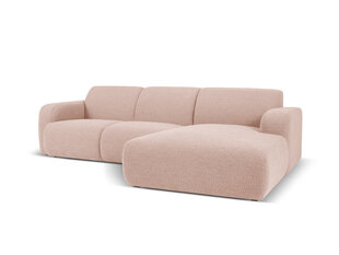 Keturvietė dešininė sofa Windsor & Co Lola, 250x170x72 cm, rožinė kaina ir informacija | Minkšti kampai | pigu.lt