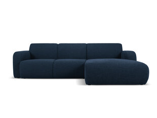 Keturvietė dešininė sofa Windsor & Co Lola, 250x170x72 cm, tamsiai mėlyna kaina ir informacija | Minkšti kampai | pigu.lt