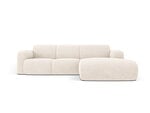 Dešininė sofa Windsor & Co Lola, 250x170x72 cm, smėlinė