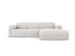 Dešininė sofa Windsor & Co Lola, 250x170x72 cm, šviesiai pilka