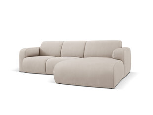 Dešininė sofa Windsor & Co Lola, 250x170x72 cm, smėlio kaina ir informacija | Minkšti kampai | pigu.lt