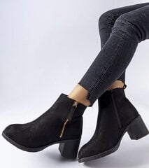 Aulinukai moterims Gemre GRM25629, juodi kaina ir informacija | Aulinukai, ilgaauliai batai moterims | pigu.lt