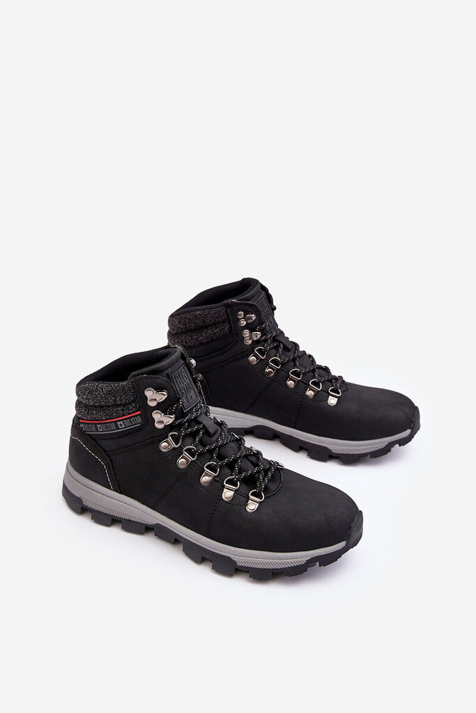 Žygio batai vyrams Big Star kk174215 Bsb27701.1266, juodi kaina ir informacija | Vyriški batai | pigu.lt