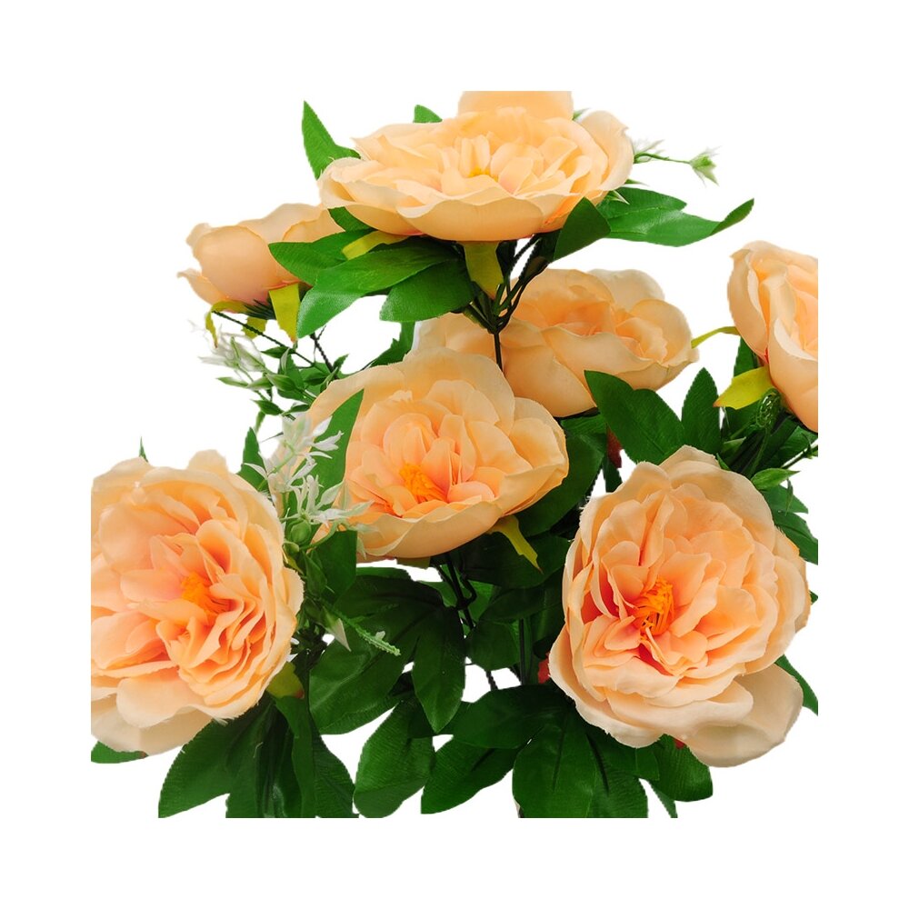 Dirbtinė bijūnų puokštė, 50 cm kaina ir informacija | Dirbtinės gėlės | pigu.lt