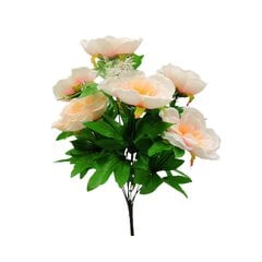 Dirbtinė bijūnų puokštė, 50 cm kaina ir informacija | Dirbtinės gėlės | pigu.lt
