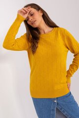 Megztinis moterims AT LKK1865612942, geltonas kaina ir informacija | Megztiniai moterims | pigu.lt
