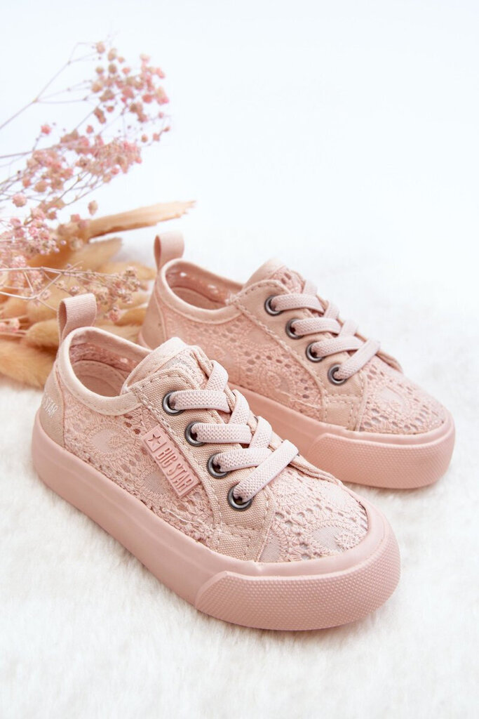 Sportiniai batai mergaitėms Big Star JJ374130, rožiniai kaina ir informacija | Sportiniai batai vaikams | pigu.lt