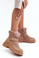 Aulinukai batai moterims Ps1 BSB27863.2681, smėlio spalvos цена и информация | Aulinukai, ilgaauliai batai moterims | pigu.lt