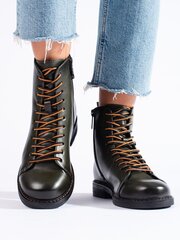 Auliniai batai moterims Vinceza Pol83098.2683, žali kaina ir informacija | Aulinukai, ilgaauliai batai moterims | pigu.lt