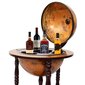 Vyno butelių laikiklis, rudos spalvos kaina ir informacija | Virtuvės įrankiai | pigu.lt