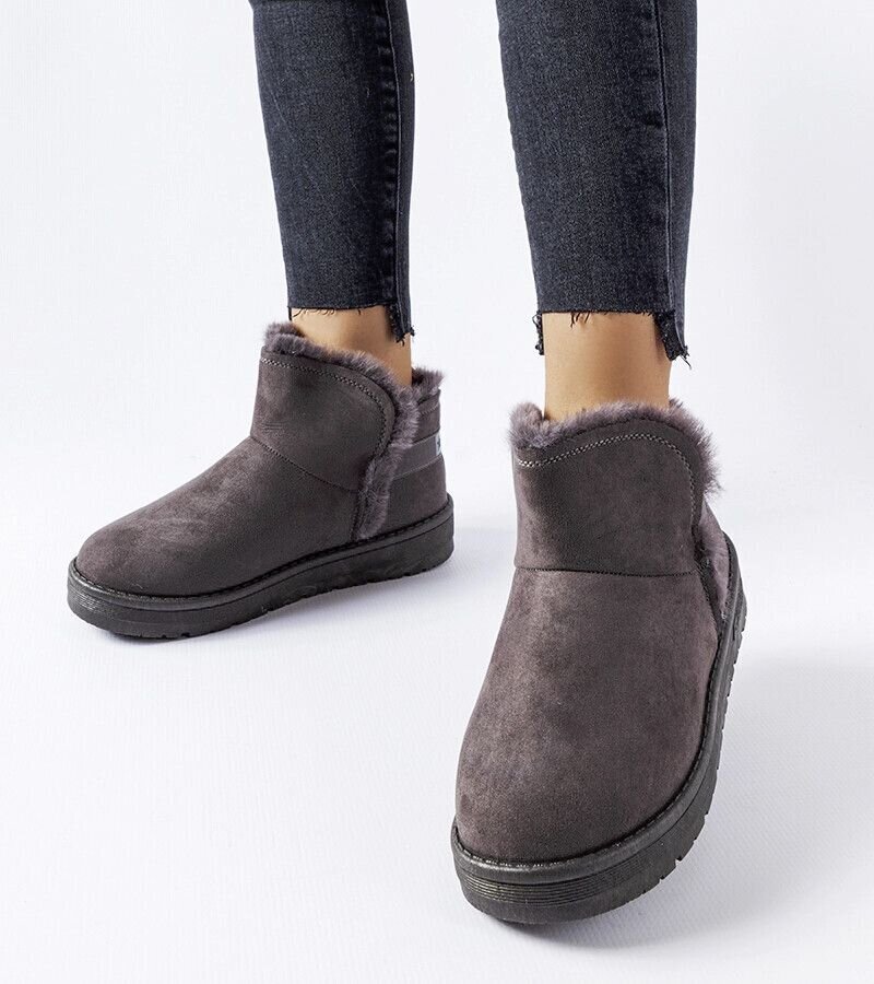 Žieminiai batai moterims Big Star GRM25577.2681, pilki kaina ir informacija | Aulinukai, ilgaauliai batai moterims | pigu.lt