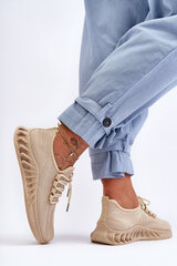 Laisvalaikio batai moterims Venett 26740-H, smėlio spalvos цена и информация | Спортивная обувь, кроссовки для женщин | pigu.lt