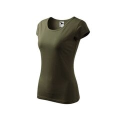 Marškinėliai moterims Malfini Pure SW959891, žali kaina ir informacija | Marškinėliai moterims | pigu.lt