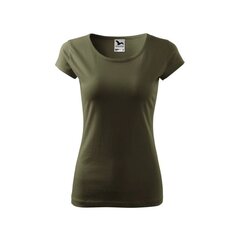 Marškinėliai moterims Malfini Pure SW959891, žali цена и информация | Футболка женская | pigu.lt