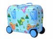 Vaikiškas lagaminas SunBag Dino, mėlynas цена и информация | Lagaminai, kelioniniai krepšiai | pigu.lt