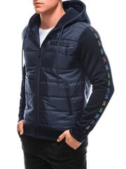 Куртка мужская межсезонная C615 - темно-синяя 123543-7 цена и информация | Мужские куртки | pigu.lt