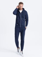 Мужской комплект свитшота расстегнутая толстовка + брюки - темно-синий V4 Z63 123531-6 цена и информация | Мужская спортивная одежда | pigu.lt