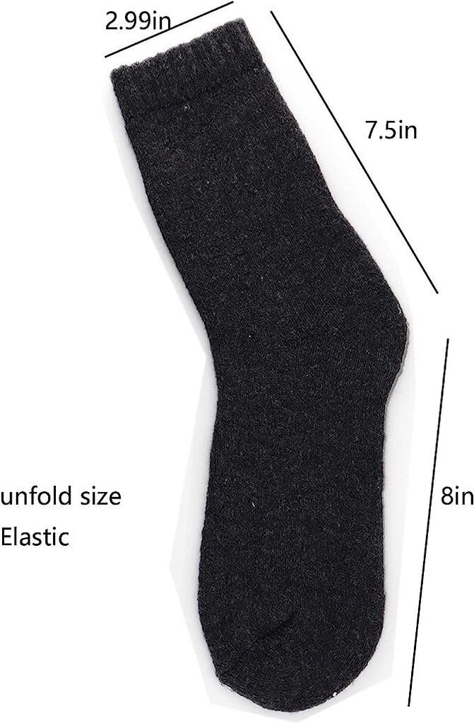 Vilnonės kojinės unisex Yzkke, įvairių spalvų, 3 poros kaina ir informacija | Vyriškos kojinės | pigu.lt