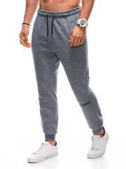 Мужские спортивные штаны P1409 - серые 123489-7 цена и информация | Мужская спортивная одежда | pigu.lt