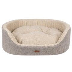 Guolis šunims Amiplay Malmo Ellipse 2 in 1 ECO, įvairių dydžių, smėlio spalvos kaina ir informacija | Guoliai, pagalvėlės | pigu.lt