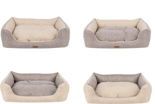 Guolis - sofa Amiplay ECO Malmo, įvairių dydžių, smėlio spalvos kaina ir informacija | Guoliai, pagalvėlės | pigu.lt