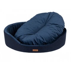 Ovalus guolis šunims Amiplay Siena, įvairių dydžių, mėlynas kaina ir informacija | Guoliai, pagalvėlės | pigu.lt