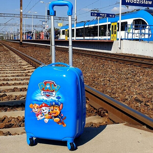 Vaikiškas lagaminas Paw Patrol, 32l, mėlynas цена и информация | Lagaminai, kelioniniai krepšiai | pigu.lt