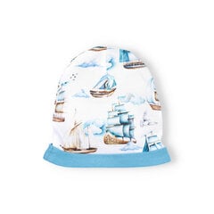 Kepurė berniukams Nini ABN-3901, balta kaina ir informacija | Kepurės, pirštinės, kaklaskarės kūdikiams | pigu.lt