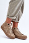 Laisvalaikio batai moterims Big Star High 27072-H, smėlio spalvos kaina ir informacija | Sportiniai bateliai, kedai moterims | pigu.lt