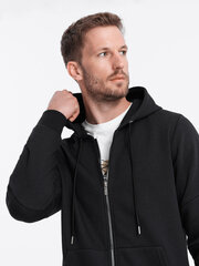 Džemperis vyrams Ombre Clothing, juodas kaina ir informacija | Džemperiai vyrams | pigu.lt