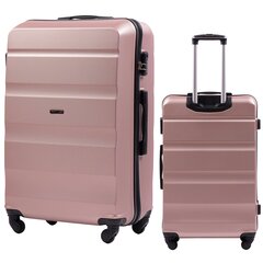 Didelis lagaminas Wings AT01, 75cm rožinis kaina ir informacija | Lagaminai, kelioniniai krepšiai | pigu.lt