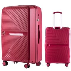 Didelis lagaminas Wings DQ181, 75cm raudonas kaina ir informacija | Lagaminai, kelioniniai krepšiai | pigu.lt