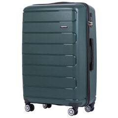 Didelis lagaminas Wings DQ181, 75cm žalias kaina ir informacija | Lagaminai, kelioniniai krepšiai | pigu.lt