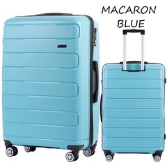 Didelis lagaminas Wings DQ181, L, mėlynas kaina ir informacija | Lagaminai, kelioniniai krepšiai | pigu.lt