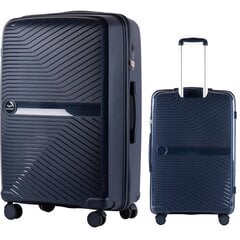 Didelis lagaminas Wings DQ181, 75cm mėlynas kaina ir informacija | Lagaminai, kelioniniai krepšiai | pigu.lt