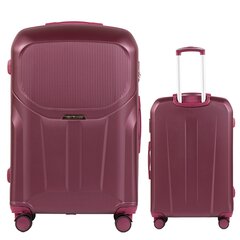 Didelis lagaminas Wings PDT01, 75cm raudonas kaina ir informacija | Lagaminai, kelioniniai krepšiai | pigu.lt