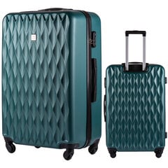 Большой чемодан Wings TD190, 75cm зеленый цена и информация | Чемоданы, дорожные сумки  | pigu.lt