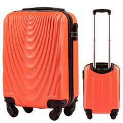 Mažas lagaminas Wings 304, 50cm oranžinis kaina ir informacija | Lagaminai, kelioniniai krepšiai | pigu.lt