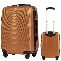 Mažas lagaminas Wings 304, 55cm rudas kaina ir informacija | Lagaminai, kelioniniai krepšiai | pigu.lt