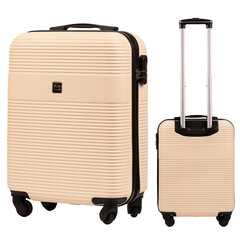 Mažas lagaminas Wings 5398, 55cm baltas kaina ir informacija | Lagaminai, kelioniniai krepšiai | pigu.lt