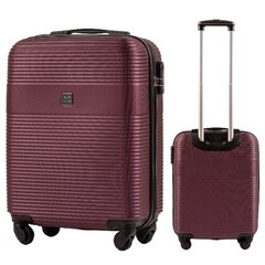 Mažas lagaminas Wings 5398, 55cm raudonas kaina ir informacija | Lagaminai, kelioniniai krepšiai | pigu.lt