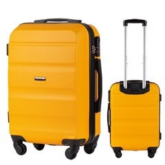 Mažas lagaminas Wings AT01, 55cm geltonas kaina ir informacija | Lagaminai, kelioniniai krepšiai | pigu.lt