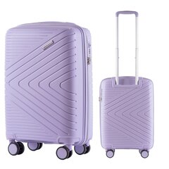 Маленький чемодан Wings DQ181, 55cm фиолетовый цена и информация | Чемоданы, дорожные сумки | pigu.lt