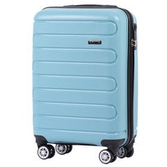 Маленький чемодан Wings DQ181, 55cm синий цена и информация | Чемоданы, дорожные сумки  | pigu.lt