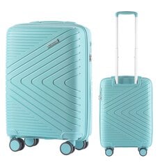 Маленький чемодан Wings DQ181, 55cm синий цена и информация | Чемоданы, дорожные сумки | pigu.lt