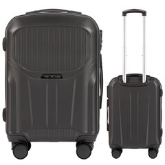 Mažas lagaminas Wings PDT01, 55cm pilkas kaina ir informacija | Lagaminai, kelioniniai krepšiai | pigu.lt